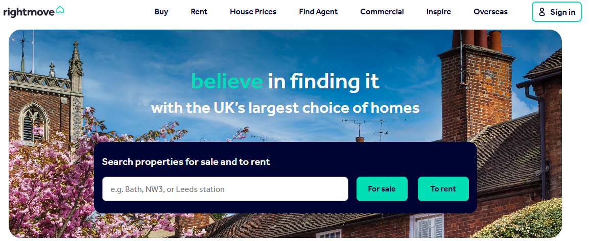 وبسایت Rightmove