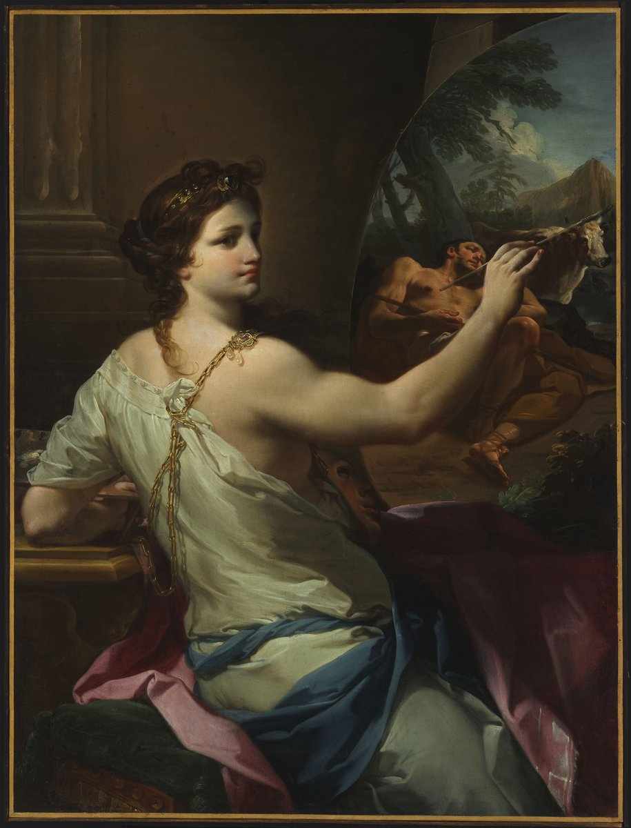 Corrado Giaquinto Allegory of Painting (1750)، رنگ روغن روی بوم